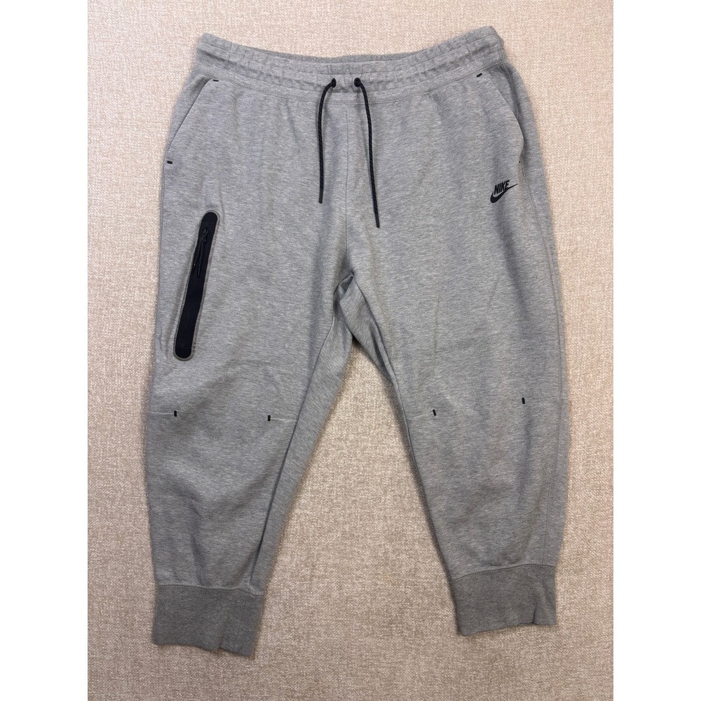 Nike Tech Fleece Joggers Womens 1X Gray Cropped Sweatpants